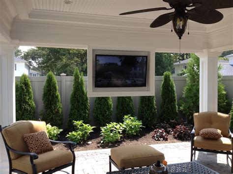 Outdoor TV Install - Modern - Pool - New York - by Audio Video Central Corp. | Houzz