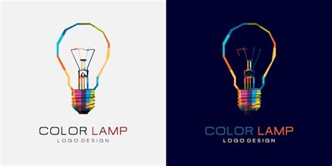 Premium Vector | Lamp Logo