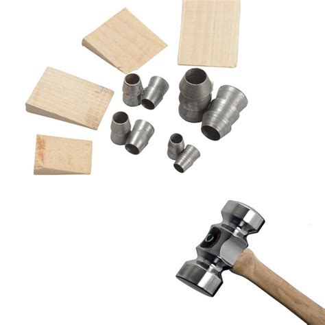 Hammer Axe Sledge Hammer Head Fixing Kit. Wooden Wedge + 2 Metal Ring ...