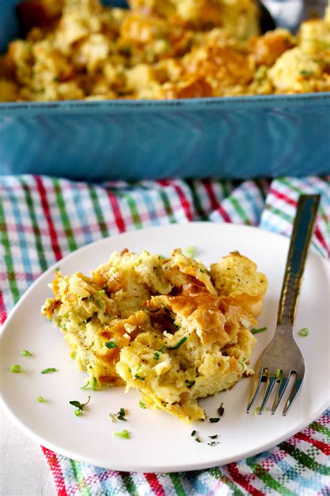 Savory Bread Pudding • Food, Folks and Fun