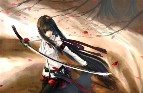 Anime Warrior Girl Wallpapers - Top Free Anime Warrior Girl Backgrounds ...