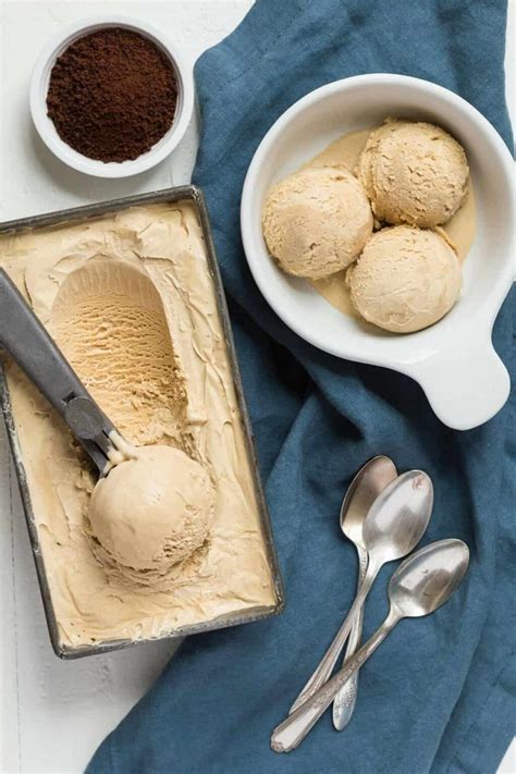 Homemade Coffee Ice Cream Recipe | Baked by an Introvert