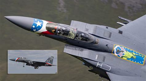 48th Fighter Wing's New Heritage F-15E Pays Visit To Mach Loop Before Arriving At RAF Fairford ...