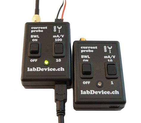 Oscilloscope current probe - Oscilloscope current probes