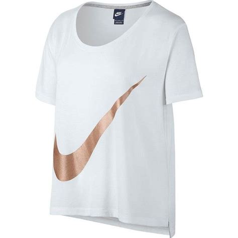 Women's Nike Swoosh Drop Shoulder Graphic Tee ($27) liked on Polyvore ...