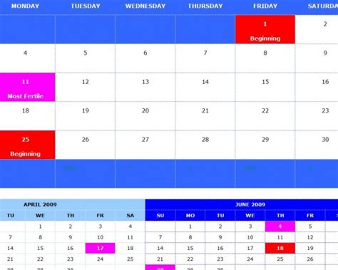 Fertility Calendar | Fertile Calendar