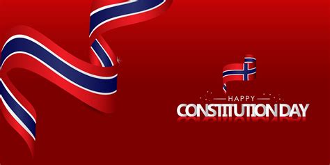 Norway Constitution Day Greeting Design Celebrate 3304110 Vector Art at ...