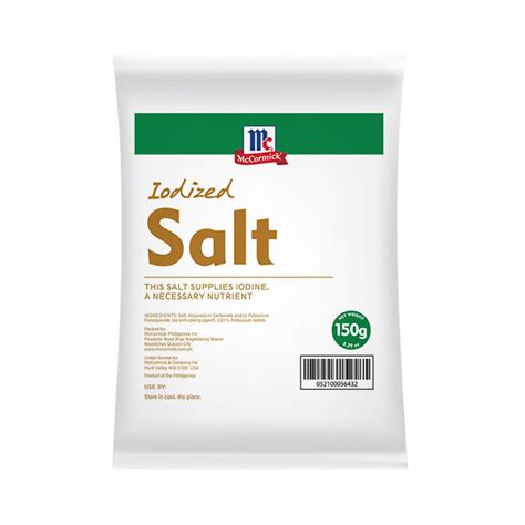 IODIZED SALT 150G