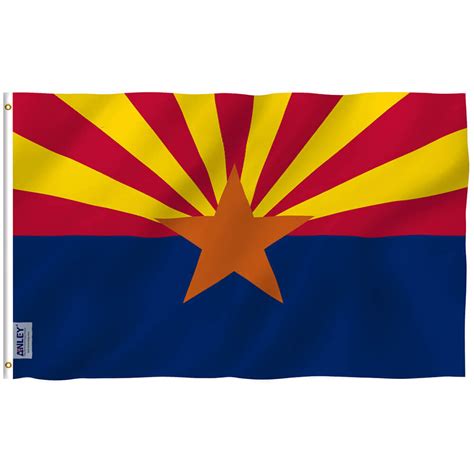 Fly Breeze Arizona State Flag 3x5 Foot - Anley Flags