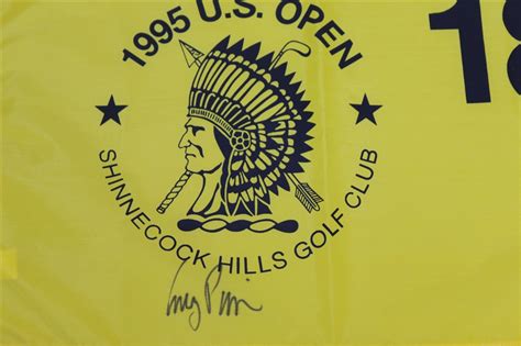 Lot Detail - Corey Pavin Signed 1995 US Open Championship at Shinnecock Hills GC Flag JSA ALOA