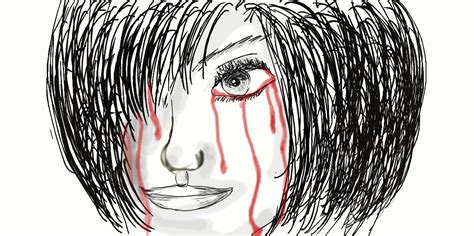 Tears of blood by shinyjade17 on DeviantArt