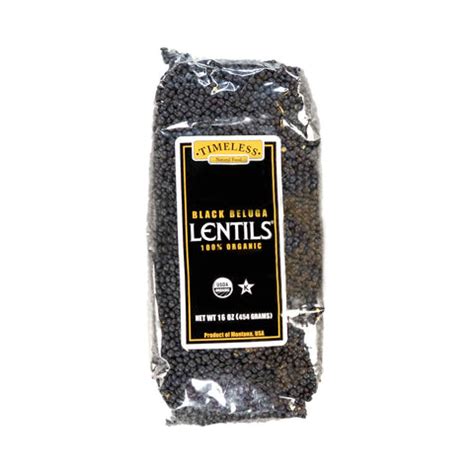 Organic Black Beluga Lentils® – Timeless Natural Food®