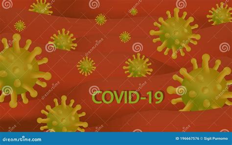 Animation Virus Background Design Stock Vector - Illustration of banner, animal: 196667576