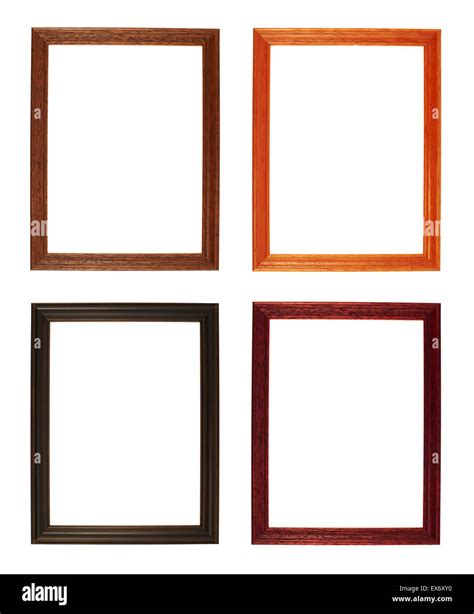 A4 size photo frame isolated Stock Photo - Alamy