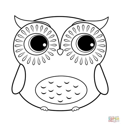 Simple Cute Owl Drawing at PaintingValley.com | Explore collection of Simple Cute Owl Drawing