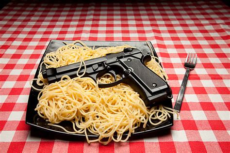 Mafia Spaghetti Organized Crime Gun Stock Photos, Pictures & Royalty-Free Images - iStock