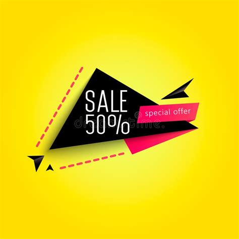 Abstract Sale Banner. Sale 50 Off. Stock Vector - Illustration of abstract, card: 106943674