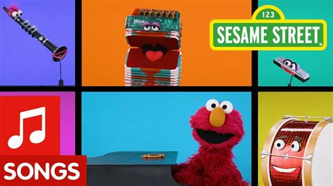 Sesame Street: Elmo's World Song with Instruments! - YouTube