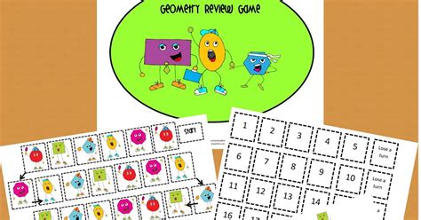 Printable Geometry Game |Classroom Activities: Social Studies, Reading, Writing, and More!