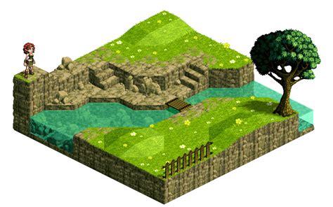 Isometric landscape @ PixelJoint.com