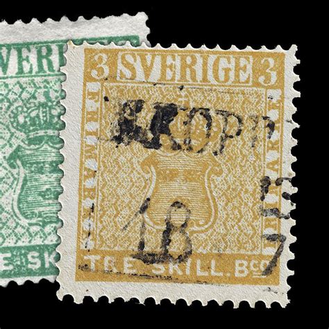 The only known example of Sweden's Treskilling Yellow (a stamp that should be green) is ...