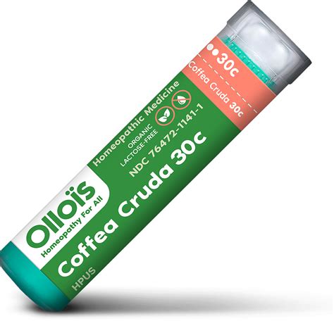 Coffea Cruda 30C Homeopathic for Difficulty Falling Asleep, 80 Pellets ...