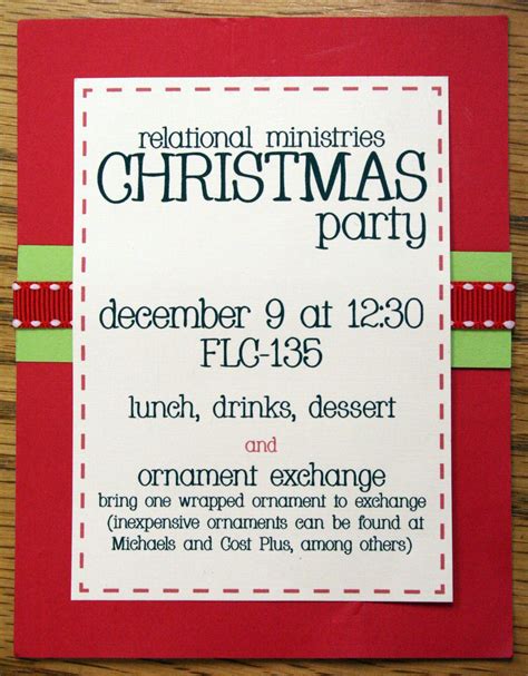 Office Christmas Party Invitation Wording | Christmas party invitation ...