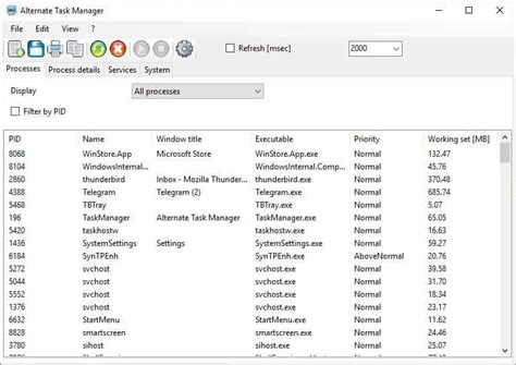 Manage running processes and services with Alternate Task Manager ...