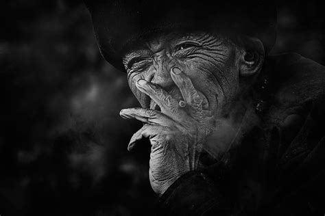 Chinese's portrait in Black and white Portfolio on Behance