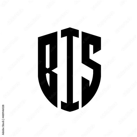 BIS letter logo design. BIS modern letter logo with black background. BIS creative letter logo ...