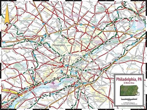 Philadelphia maps - The tourist map of Philly to plan your visit