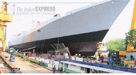 Navy’s new stealth destroyer ‘Visakhapatnam’ launched | The Indian Express