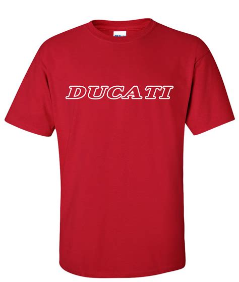 Ducati Text Logo Graphic T Shirt – Supergraphictees