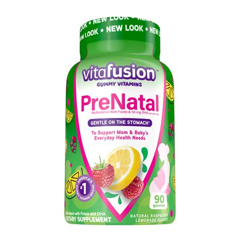 Vitafusion Prenatal Gummy Vitamins, 90 Count (Packaging May Vary) - Walmart.com - Walmart.com