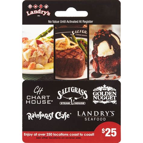 Landry's $25 Gift Card | Gift Cards | Food & Gifts | Shop The Exchange