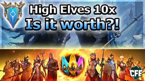 RAID Shadow Legends | 10x High Elves | Is it worth?! - YouTube