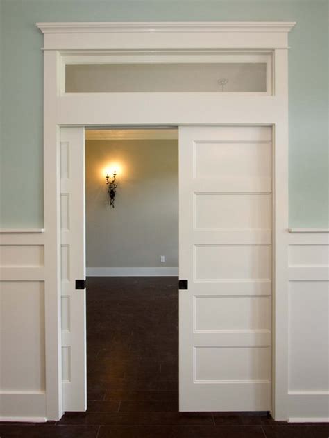 Best Double Pocket Door Design Ideas & Remodel Pictures | Houzz