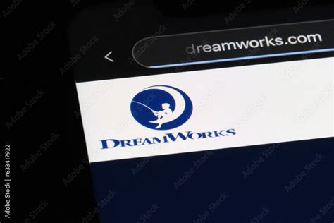 Shanghai,China-August 9th 2023: DreamWorks Animation brand logo on ...