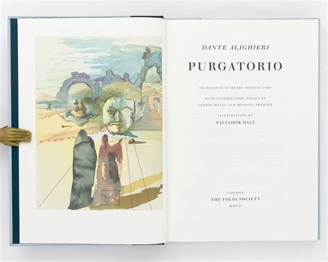 Purgatorio ... Illustrations by Salvador Dalí | DANTE, Dante ALIGHIERI