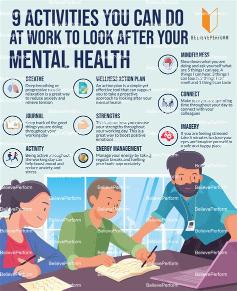 9 activities you can do at work to look after your mental health ...