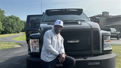 Deion Sanders shows off new truck with 'Prime' modifications