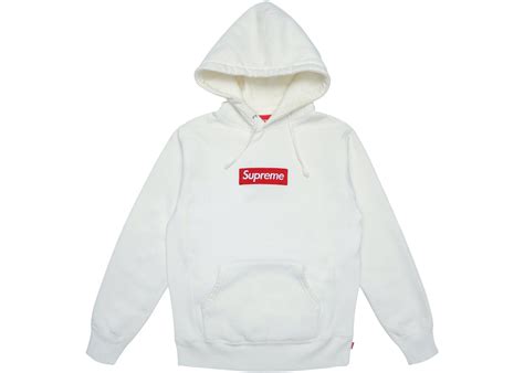 Supreme Box Logo Hoodie FW11 White