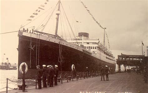 Ocean Superliners: MV Britannic, both my parents sailed on this ship.