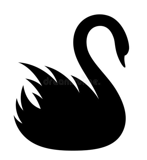 Black swan stock vector. Illustration of logo, romantic - 140022792 ...