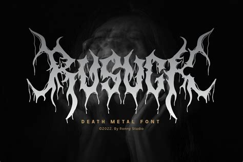 Rusuck - Death Metal Font - Design Cuts