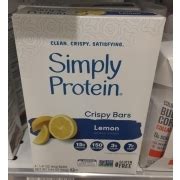 Simply Protein Crispy Bars, Lemon Flavored: Calories, Nutrition ...