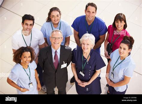 Portrait Of Hospital Medical Team Stock Photo - Alamy