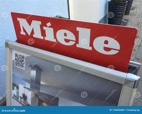 Miele logo editorial stock photo. Image of appliance - 129620048