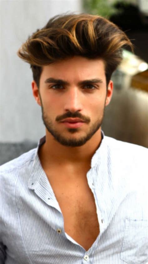 Brown Hair, Balayage, Men Hair, Highlights, Light Brown Hair Men, Mens ...