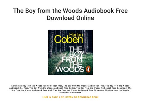 The Boy from the Woods Audiobook Free Download Online by KayaDelphine ...